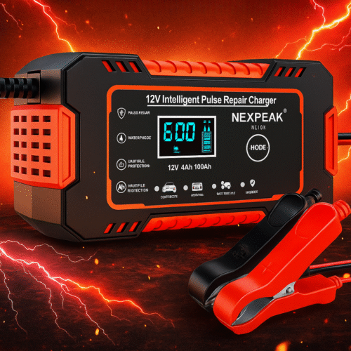 🚗 Cargador de batería profesional para todo vehiculo