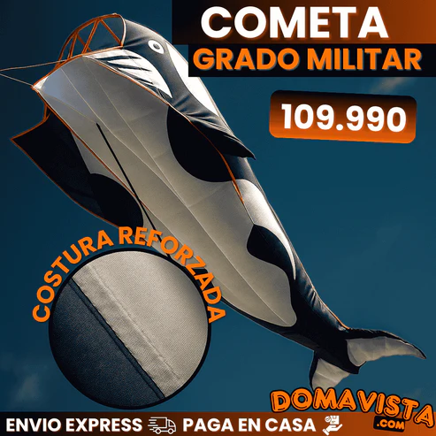 🐳 SkyBallena 3D ® - La cometa más alta y divertida en Agosto!