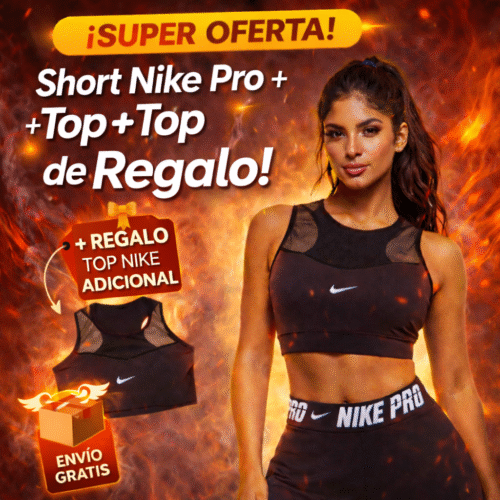 Super Combo Nike Short Pro + Top de Regalo 🏃‍♀️‍➡️