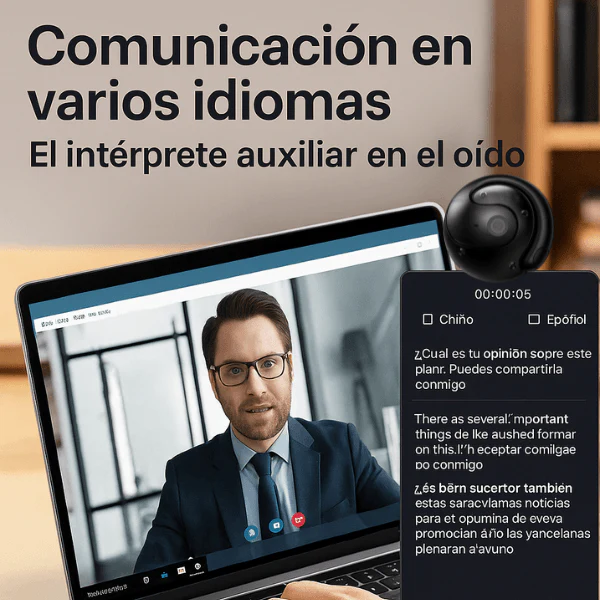 🗣️ Super Audífonos traductor de +150 Idiomas a Español