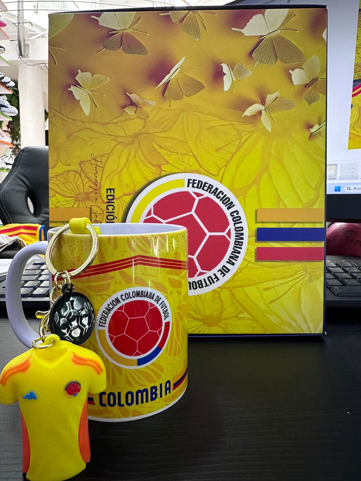Combo Mundialista Camisa Colombia fans🎁