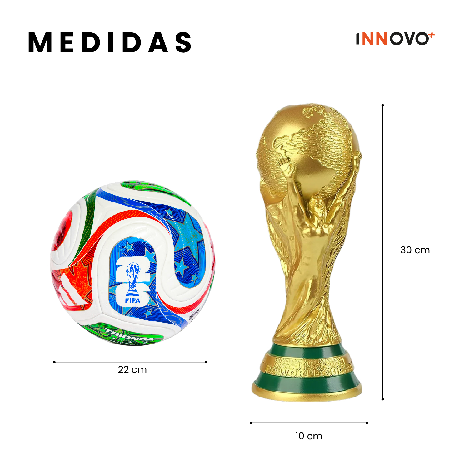 ⚽Super Combo balón + copa mundial Estados Unidos 2026