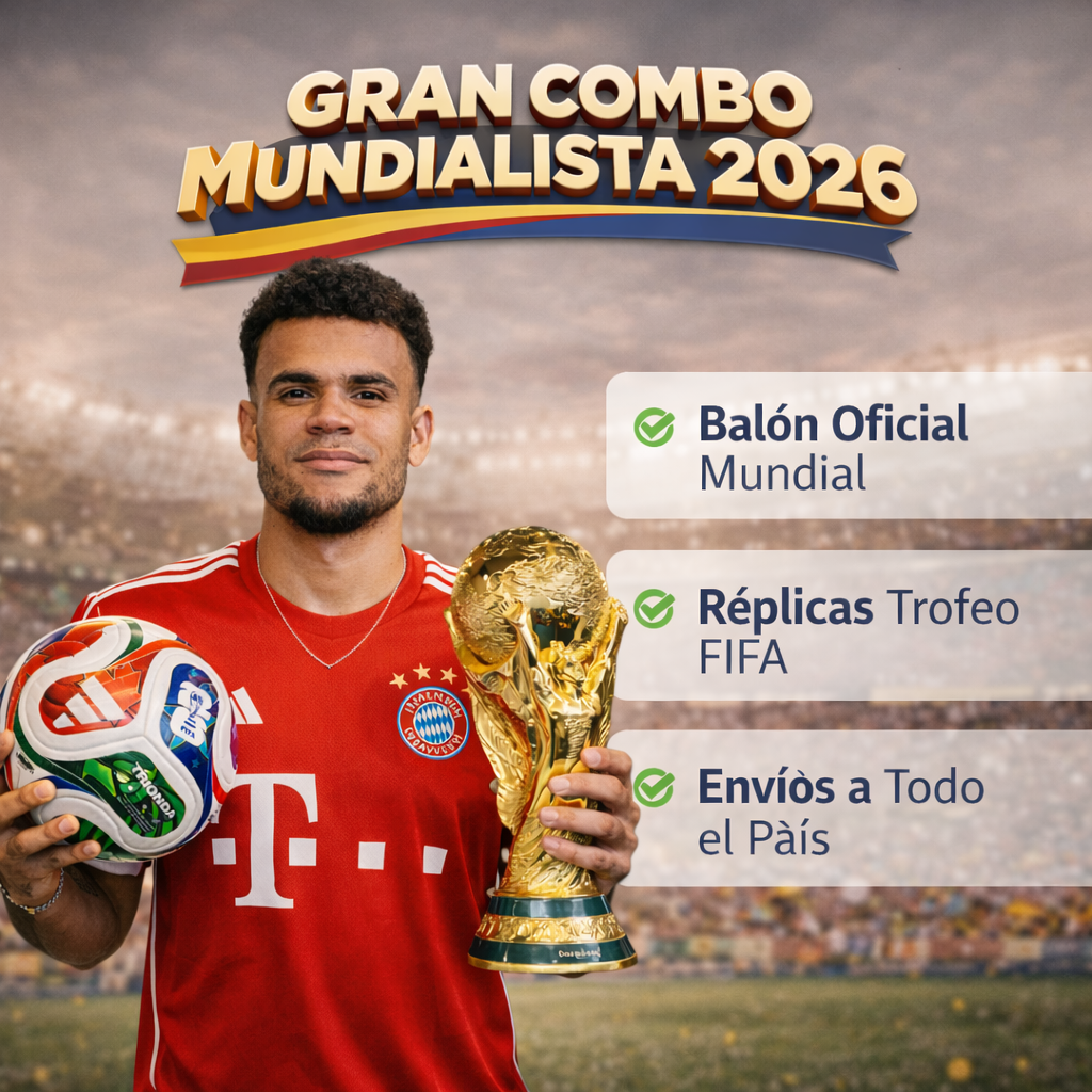 Luis Díaz promociona combo mundialista 2026 ⚽Super Combo balón + copa mundial Estados Unidos 2026