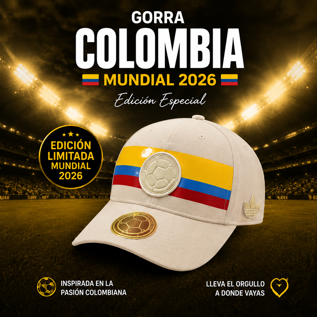 🇨🇴 ¿Listo para demostrar tu pasión por Colombia en cada partido? 🇨🇴
